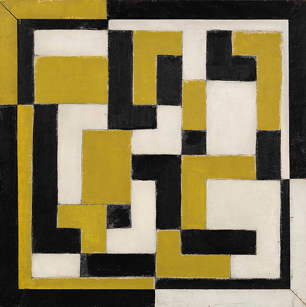 Composition 1917 by Theo van Doesburg | Oil Painting Reproduction