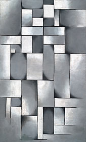 Composition in Gray Ragtime By Theo van Doesburg