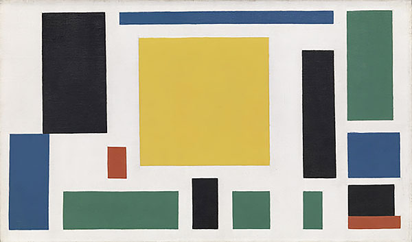 Composition VIII the Cow by Theo van Doesburg | Oil Painting Reproduction