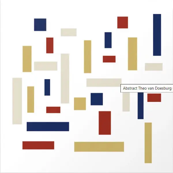 Composition VIII White By Theo van Doesburg