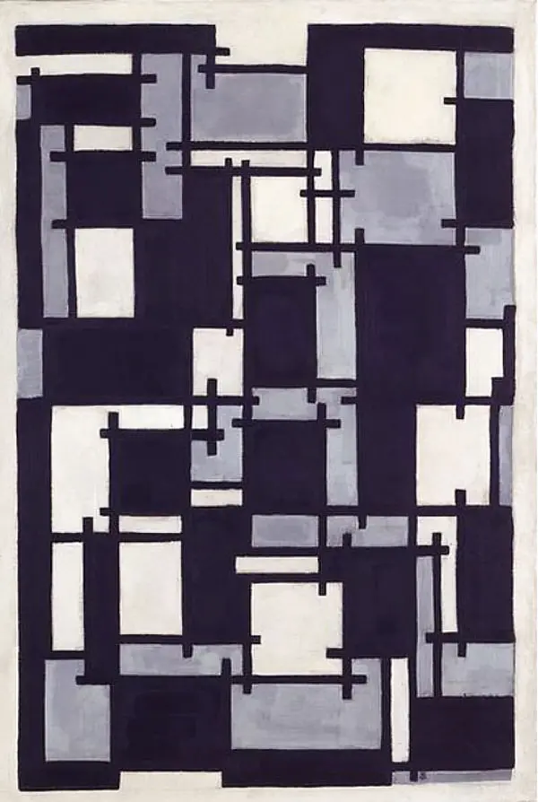 Composition X By Theo van Doesburg