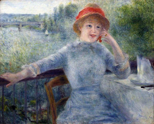 Alphonsine Fournaise by Pierre Auguste Renoir | Oil Painting Reproduction