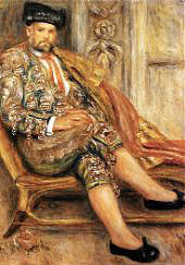 Ambroise Vollard Dressed as a Toreador By Pierre Auguste Renoir