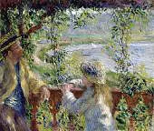 By the Water By Pierre Auguste Renoir