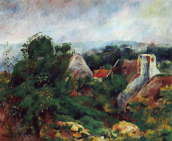 La Roche Guyon by Pierre Auguste Renoir | Oil Painting Reproduction