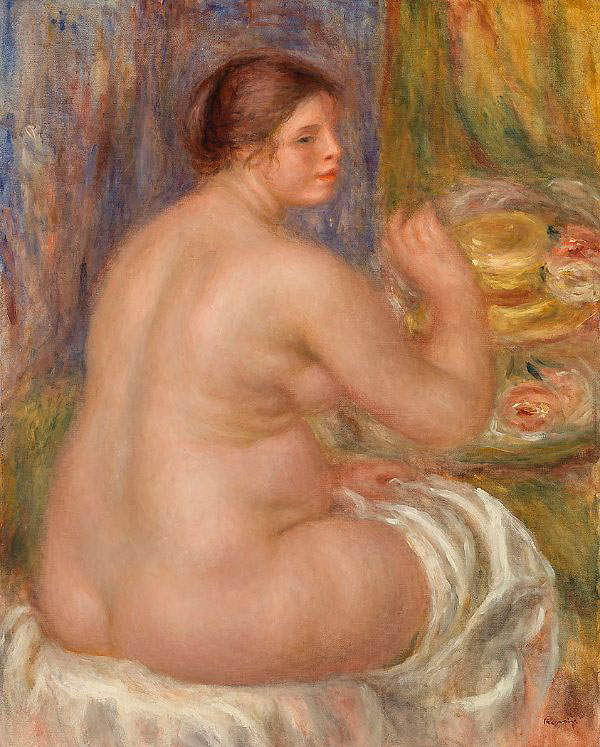 Nude from the Back by Pierre Auguste Renoir | Oil Painting Reproduction