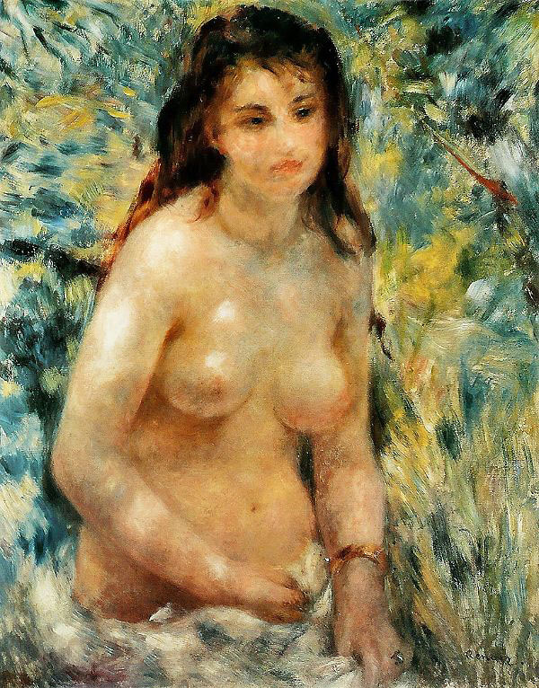 Nude in the Sun by Pierre Auguste Renoir | Oil Painting Reproduction