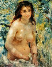 Nude in the Sun By Pierre Auguste Renoir