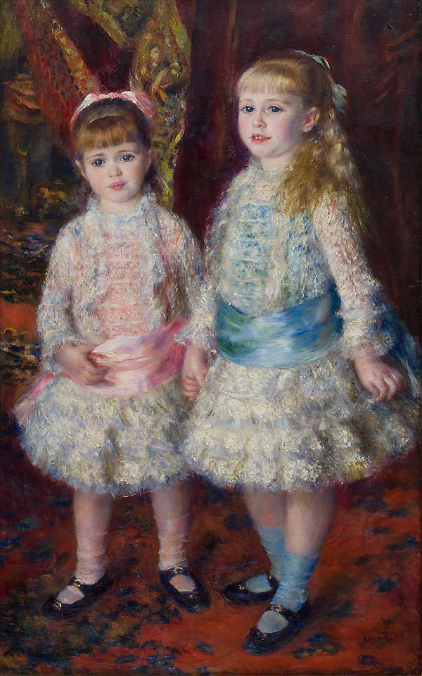 Pink and Blue the Cahen d'Anvers Girls | Oil Painting Reproduction