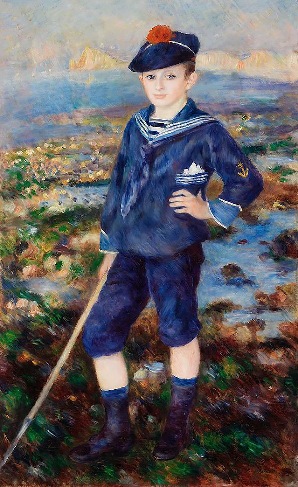 Sailor Boy Portrait of Robert Nunes | Oil Painting Reproduction
