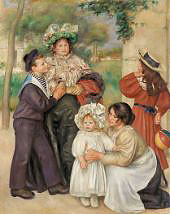 The Artist's Family 1896 By Pierre Auguste Renoir