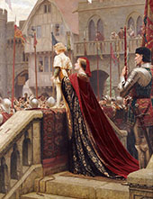 A Little Prince Likely in Time to Bless a Royal Throne By Edmund Leighton