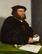 A Merchant of the German Steelyard By Hans Holbein