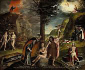 An Allegory of the Old and New Testaments By Hans Holbein