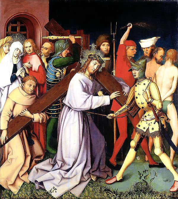 Bearing of the Cross Entombment Destroyed | Oil Painting Reproduction