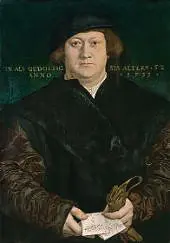 Cyriacus Kale 1533 By Hans Holbein