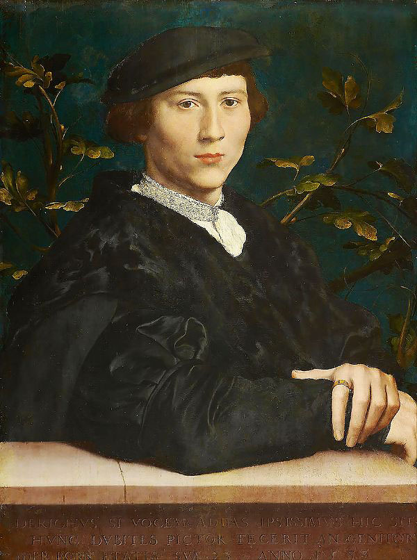 Derich Born 1533 by Hans Holbein | Oil Painting Reproduction