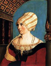 Dorothea Meyer c1516 By Hans Holbein