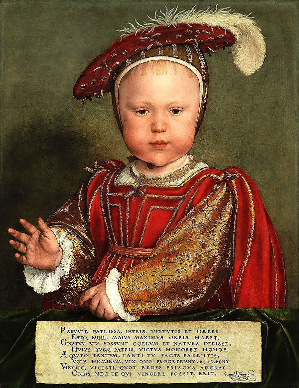 Edward VI as a Child c1538 by Hans Holbein | Oil Painting Reproduction