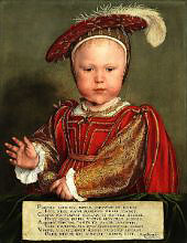 Edward VI as a Child c1538 By Hans Holbein