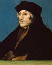 Erasmus of Rotterdam c1530 By Hans Holbein