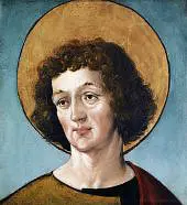 Head of a Male Saint c1515 By Hans Holbein