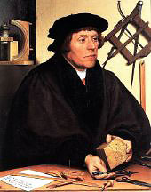 Portrait de Nicolas Kratzer By Hans Holbein