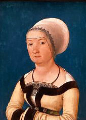 Portrait of 34 year old Woman By Hans Holbein