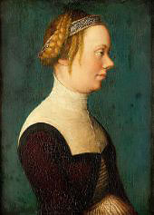 Portrait of a Woman By Hans Holbein