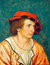 Portrait of a young Man c1520 By Hans Holbein