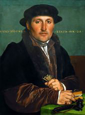 Portrait of a young Merchant 1541 By Hans Holbein