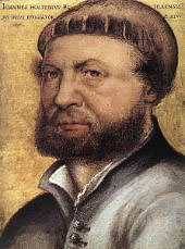Self Portrait 1542 By Hans Holbein