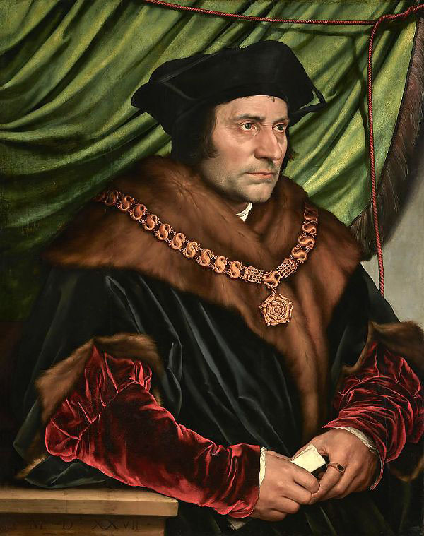 Sir Thomas More 1527 by Hans Holbein | Oil Painting Reproduction