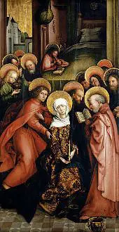 The Death of the Virgin 1490 By Hans Holbein