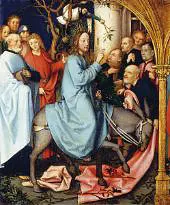 The Entry into Jerusalem 1501 By Hans Holbein