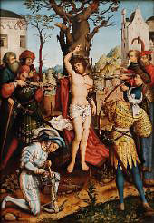 The Martyrdom of Saint Sebastian By Hans Holbein