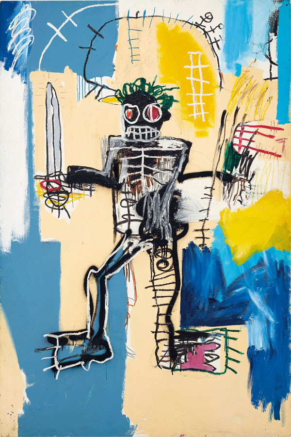 Warrior 1982 by Jean Michel Basquiat | Oil Painting Reproduction
