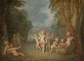 Cupid's Realm By Jean Antoine Watteau