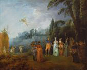 Embarkation for Cythera By Jean Antoine Watteau