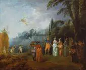 Embarkation for Cythera By Jean Antoine Watteau
