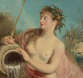 Fountain Nymph By Jean Antoine Watteau