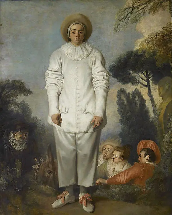 Pierrot By Jean Antoine Watteau