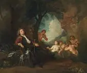 Portrait of Antoine de la Roque By Jean Antoine Watteau