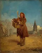 Savoyard with a Marmot By Jean Antoine Watteau