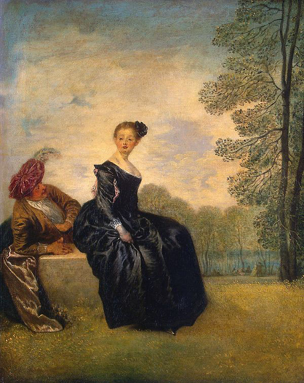 The Capricious Girl by Jean Antoine Watteau | Oil Painting Reproduction