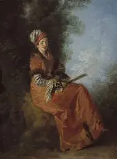 The Dreamer By Jean Antoine Watteau