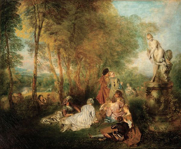 The Feast of Love by Jean Antoine Watteau | Oil Painting Reproduction