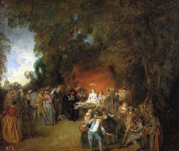 The Marriage Contract by Jean Antoine Watteau | Oil Painting Reproduction