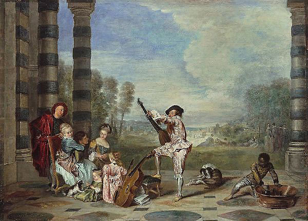 The Music Party by Jean Antoine Watteau | Oil Painting Reproduction