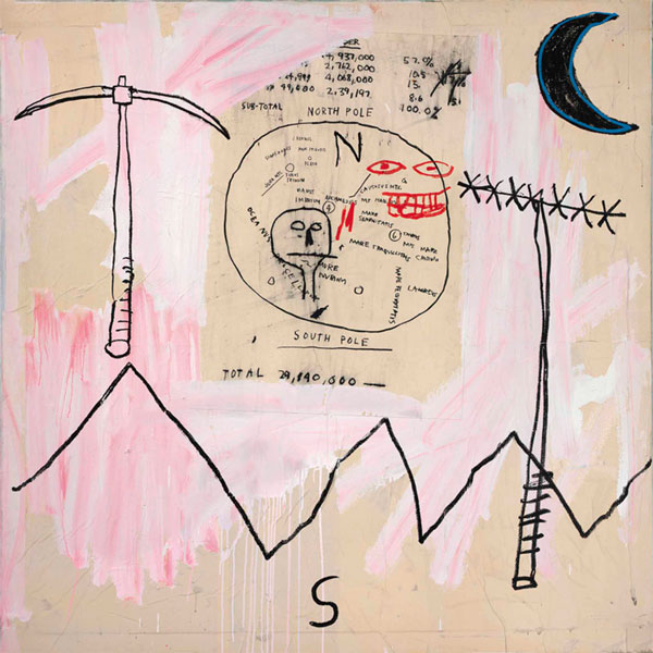 Both Poles 1982 by Jean Michel Basquiat | Oil Painting Reproduction